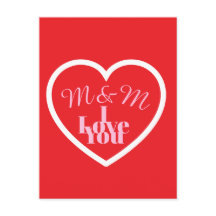 Valentinstag Postkarte