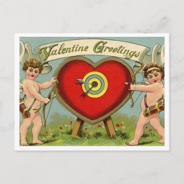 Valentinstag Postkarte (Vorderseite)