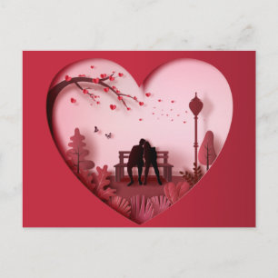 Valentinstag Postkarte