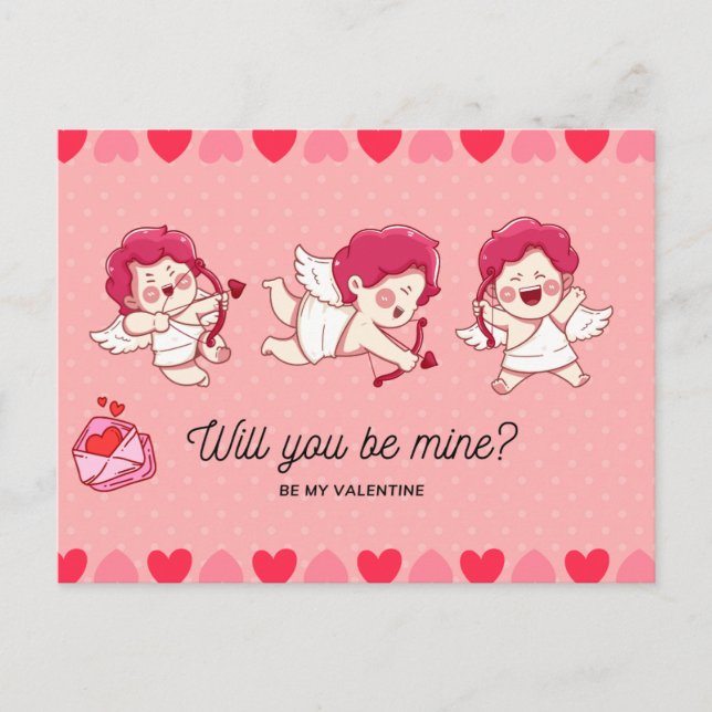 Valentinstag Postkarte - Eine besondere Liebe (Vorderseite)