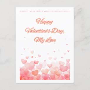 Valentinstag-Postkarte Feiertagspostkarte