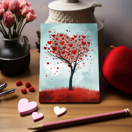 Valentinstag Postkarte - Meine Liebe wächst