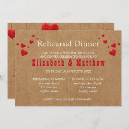 Valentinstag Probe Abendessen Einladung