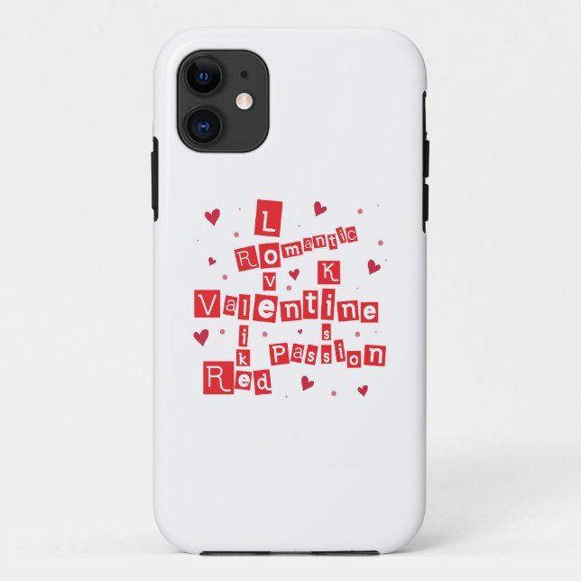 Valentinstag-Puzzle Case-Mate iPhone Hülle (Rückseite)