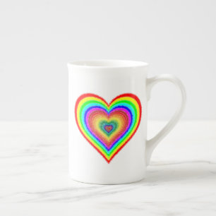 Valentinstag Rainbow Liebe Symbol-25543 Prozellantasse