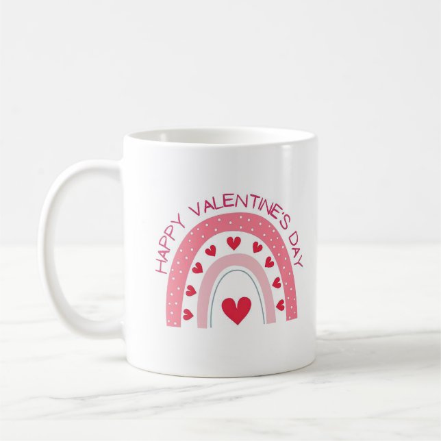 Valentinstag Rainbow-Tasse Kaffeetasse (Links)