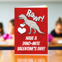 Valentinstag Rawr Tyrannosaurus-T Rex scherzt