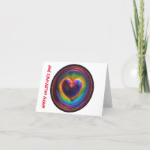 Valentinstag Regenbogen Herz Digitalkunst