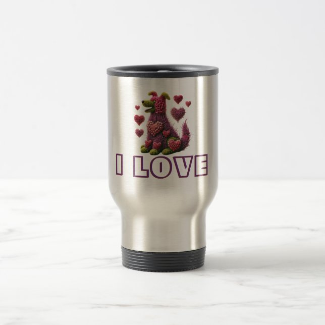Valentinstag Reisebecher (Mittel)