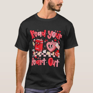 Valentinstag Retro Lies Mir Dein Herz Aus Lehrerin T-Shirt