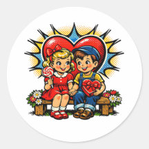 Valentinstag | Retro-Pop-Art Vintage