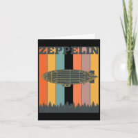 Valentinstag Retro-Zeppelin Vintage-Luftschiff 70e