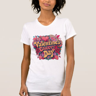 Valentinstag, Retroclipart T-Shirt