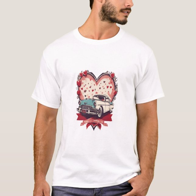 Valentinstag, Retroromane T-Shirt (Vorderseite)