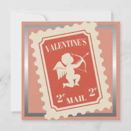 Valentinstag Romantische Briefmarke .2 Cent Feiertagskarte
