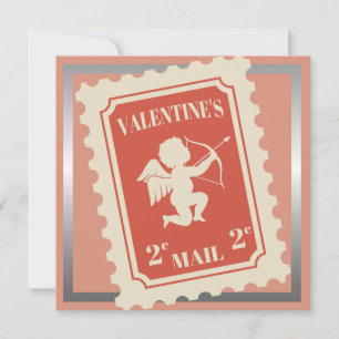 Valentinstag Romantische Briefmarke .2 Cent Feiertagskarte