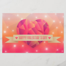 Valentinstag Romantische Liebe Moderne Briefpapier