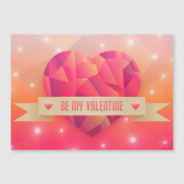 Valentinstag Romantische Liebe Moderne Magnetkarte