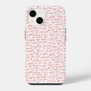 Valentinstag Romantische Worte iPhone 14 Hülle