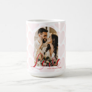 Valentinstag Romantisches Arch-Custom-Foto Kaffeetasse