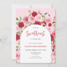 Valentinstag Rosa Blumenbogen Geburtstag