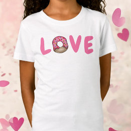 Valentinstag Rosa Liebe Sprinkles T-Shirt