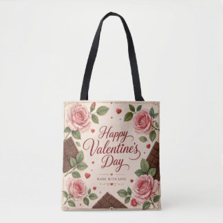 Valentinstag Rosa Rosen Schokoladenriegel