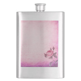 Valentinstag Rose Flachmann