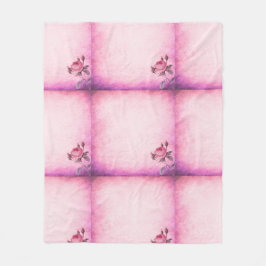 Valentinstag Rose Fleecedecke