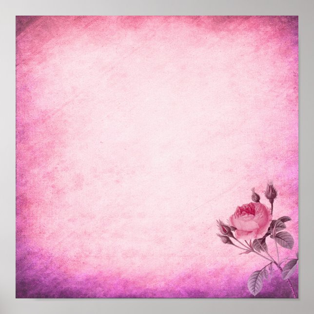 Valentinstag Rose Poster (Vorne)