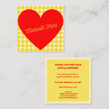 Valentinstag-Rotes-Herz-Gelbes-Karo-Dankeschön-Kar