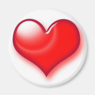 Valentinstag Rotes Herz Magnet