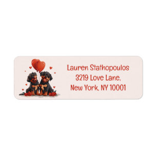 Valentinstag Rottweiler Hunde