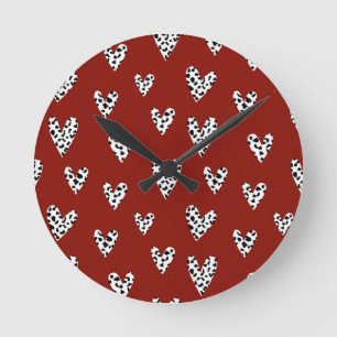 Valentinstag Runde Wanduhr