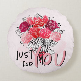Valentinstag Rundes Kissen