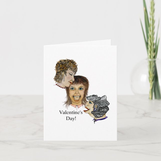 Valentinstag: Schokolade ist keine Mastkarte Karte (Vorderseite)