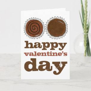 Valentinstag Schokolade Valentinkarte Feiertagskarte