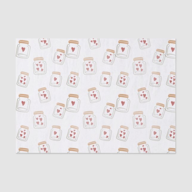 Valentinstag Schöne Kriege des Herzens Seidenpapier (Vorderseite)