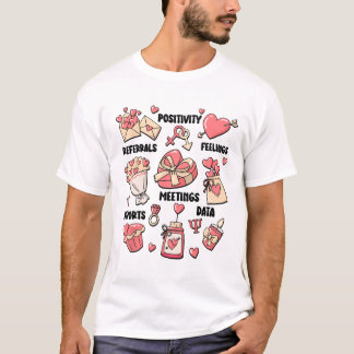 Valentinstag Schule Psychologe Schule Psych T T-Shirt