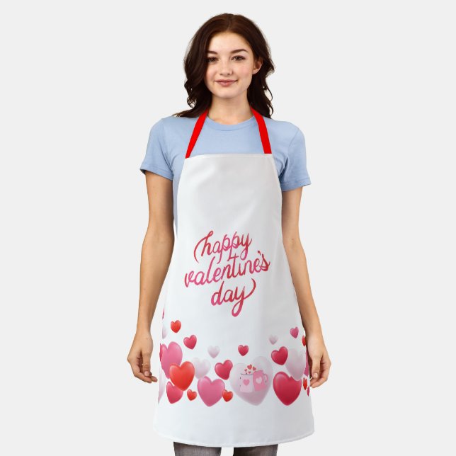 Valentinstag-Schürze Schürze (Getragen)