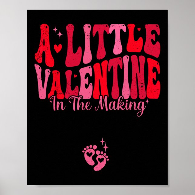 Valentinstag Schwangerschaft - ein wenig Valentin Poster (Vorne)
