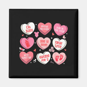 Valentinstag Schwangerschaft Herz Süßigkeiten Ankü Magnet