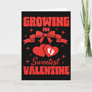 Valentinstag Schwangerschaftsankündigung Wächst Sü Karte