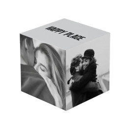 Valentinstag Schwarz-Weiß Würfel