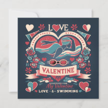 Valentinstag Schwimm Liebesgeschenk