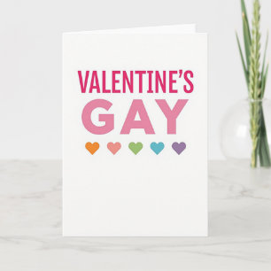 Valentinstag Schwule Karte