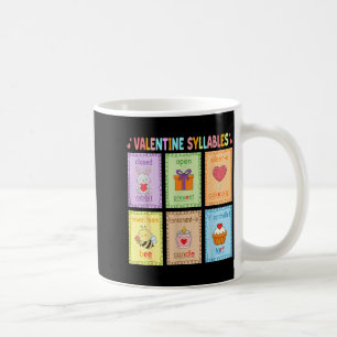 Valentinstag Sechs Silben Phonetik Bildung Kinder Kaffeetasse