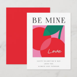 Valentinstag Sei mein Valentinstag-Grußkarte Mitteilungskarte