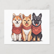 Valentinstag Shiba Inu Hunde