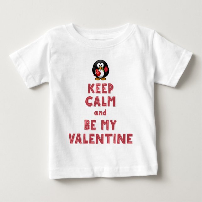 Valentinstag Shirts für Kleinkinder Behielt ruhig  (Vorderseite)